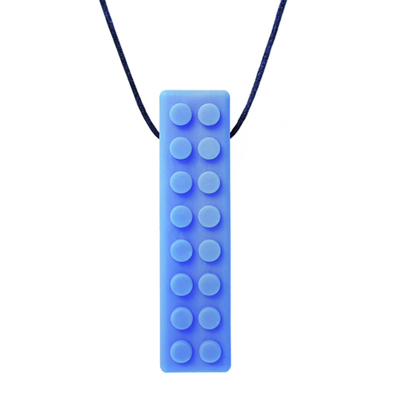 ARK Brick Stick Chew Necklace – kauwhanger voor sensorische regulatie & focus - blauw, Extra stevig