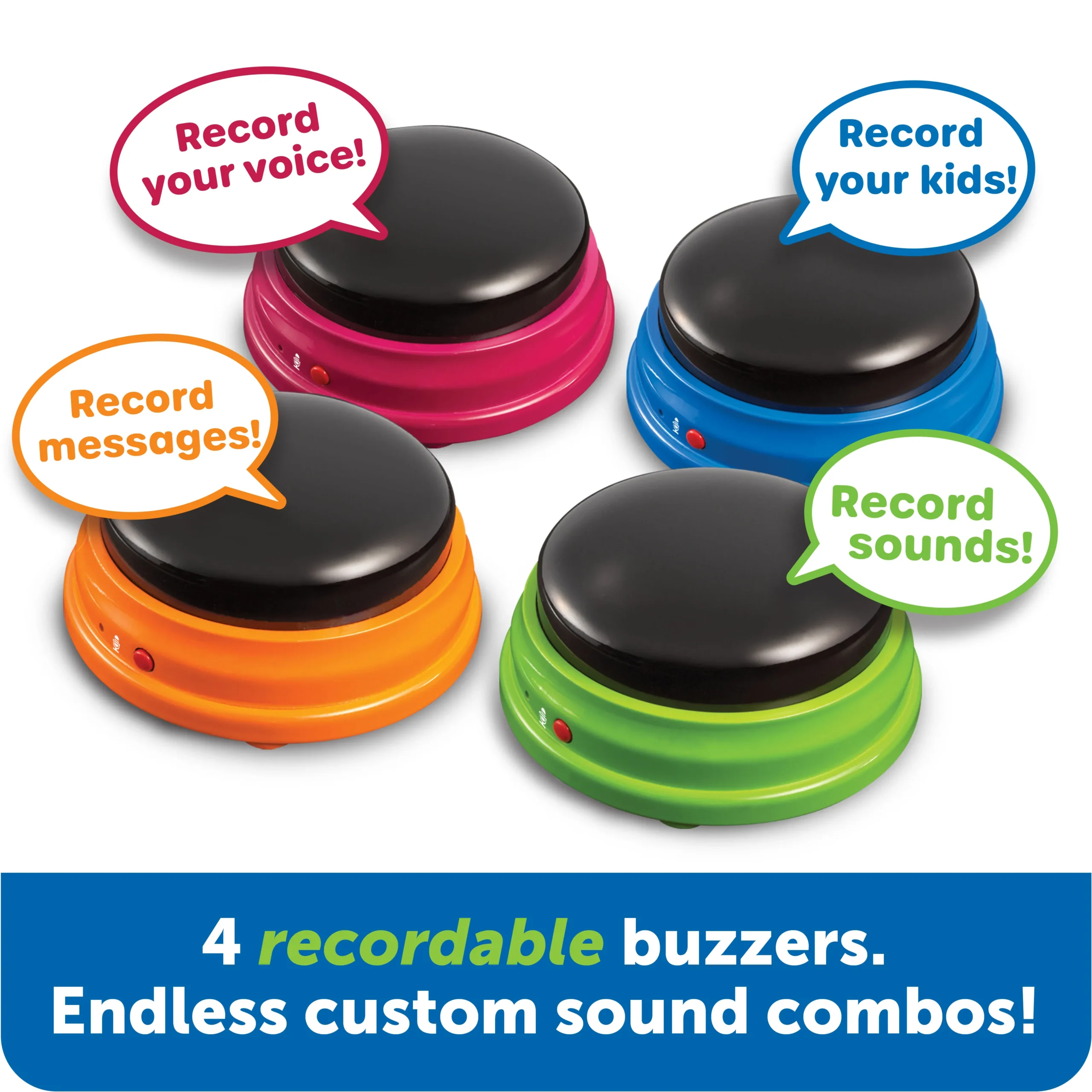 4 Pratende antwoord buzzers