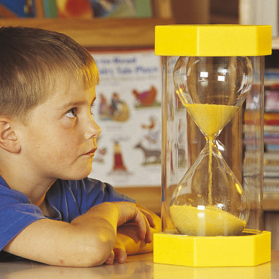 Zandloper Giga - diverse tijden - 3 minuten (geel)