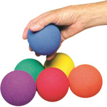 Set van 6 niet terugstuitende ballen